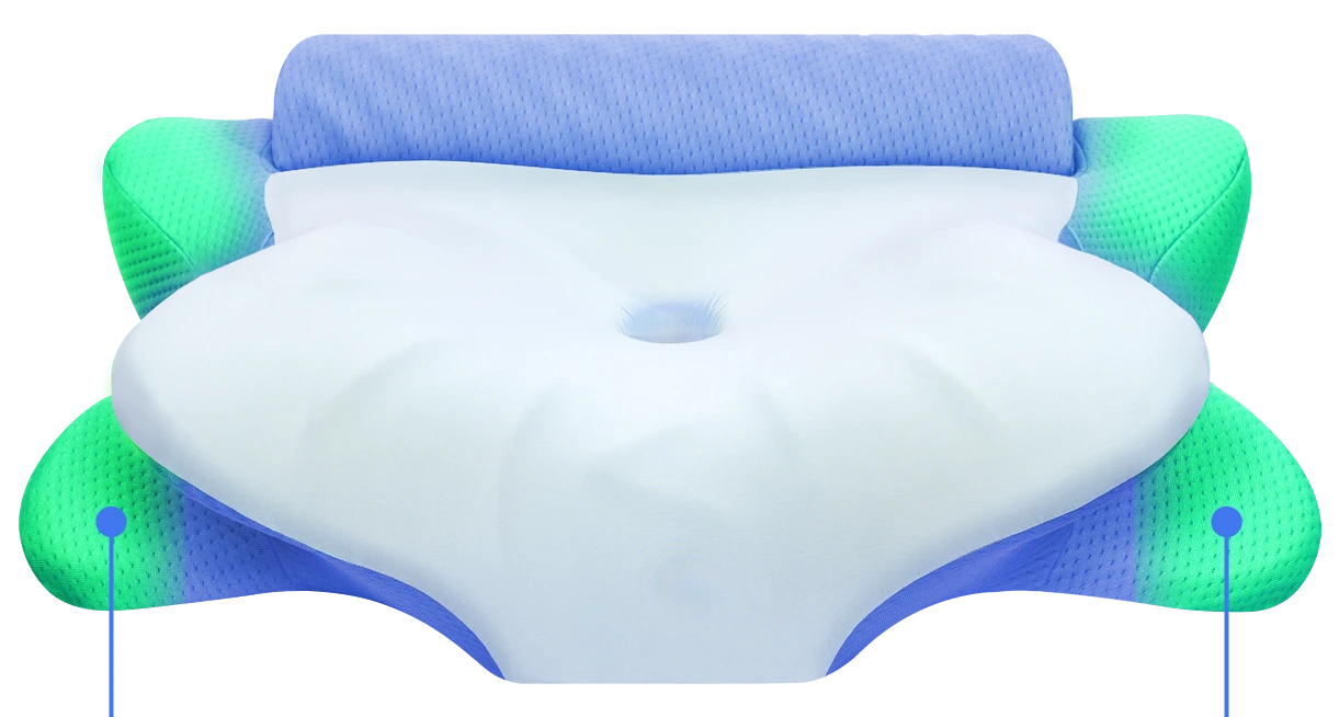 Melara Max Pillows premium contoured pillow